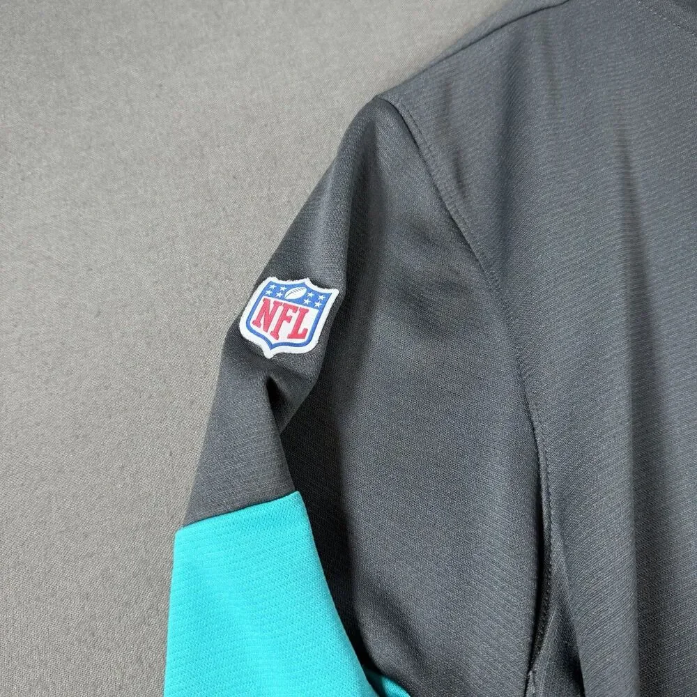 Miami Dolphins Quarter Zip Mens XL Nike Dri-Fit Shirt Black Pullover Thermal